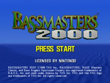 Bassmasters 2000 (USA) (Beta) screen shot title